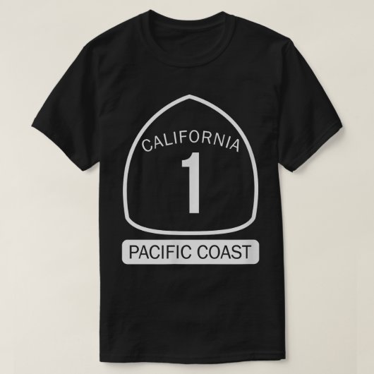 Californische kustweg 1 t-shirt (Design voorkant)