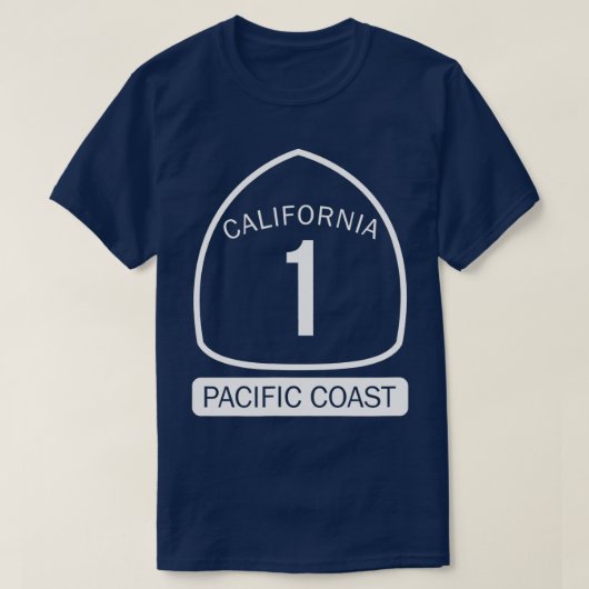 Californische kustweg 1 t-shirt (Design voorkant)