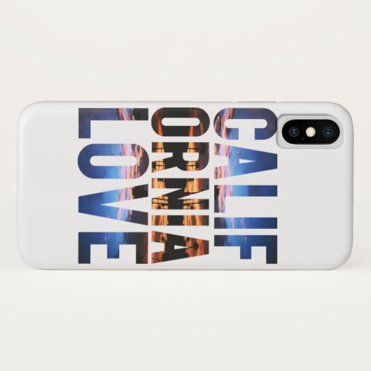Californische liefde Case-Mate iPhone case (Achterkant (horizontaal))