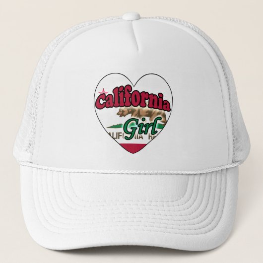 Californische Meisje Trucker Pet (Voorkant)