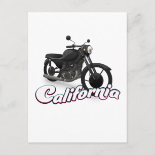 Californische Motorfiets Briefkaart