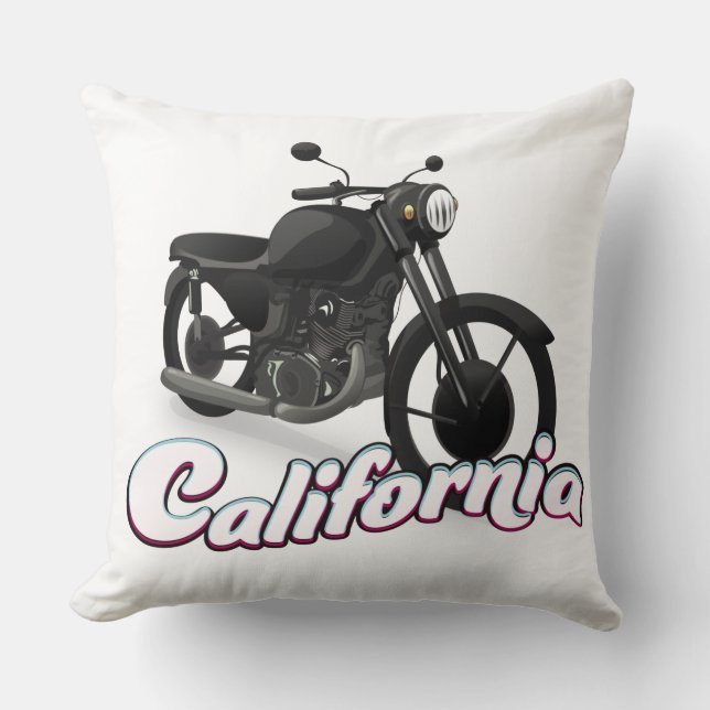 Californische motorfiets kussen (Voorkant)