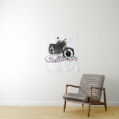 Californische motorfiets wandkleed (In situ)