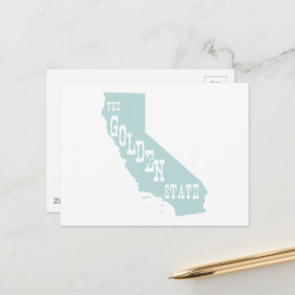 Californische nickname Golden State Californian Briefkaart