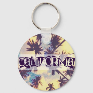 Californische palmbomen sleutelhanger