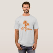 Californische palmbomen t-shirt (Voorkant volledig)
