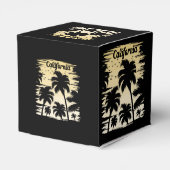 Californische palmboom bedankdoosjes (Achterkant)