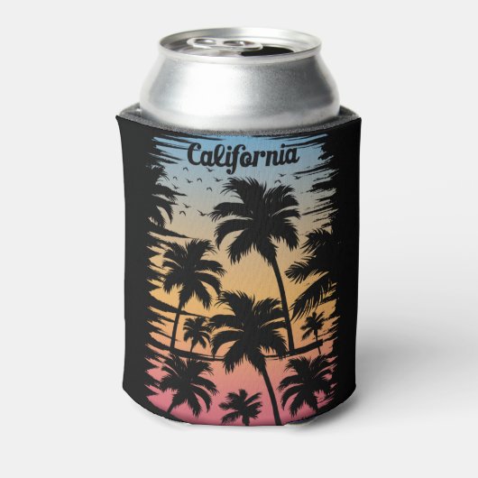 Californische palmboom blikjeskoeler (Blikje Achterkant)