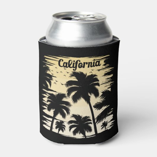 Californische palmboom blikjeskoeler (Blikje Voorkant)