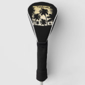 Californische palmboom golfheadcover (Voorkant)