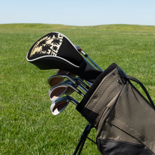 Californische palmboom golfheadcover (Insitu)