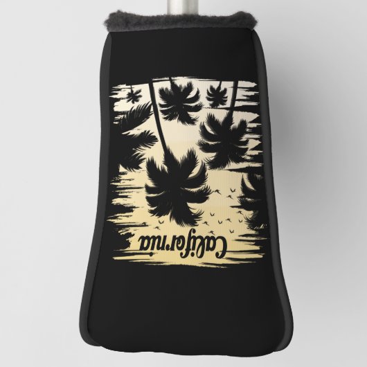 Californische palmboom golfheadcover (Draai 90)