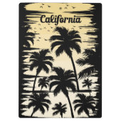 Californische palmboom klembord (Achterkant)