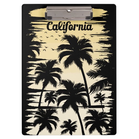 Californische palmboom klembord (Voorkant)