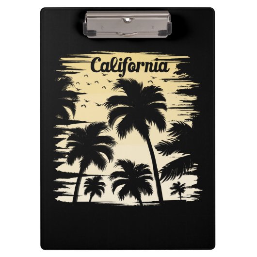 Californische palmboom klembord (Voorkant)