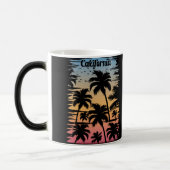 Californische palmboom magische mok (Links)