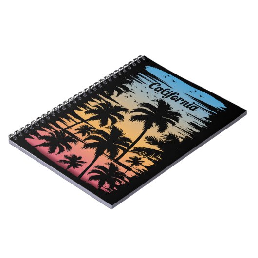 Californische palmboom notitieboek (Linkerzijde)