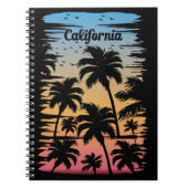 Californische palmboom notitieboek (Voorkant)