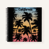 Californische palmboom notitieboek (Voorkant)