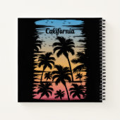 Californische palmboom notitieboek (Achterkant)