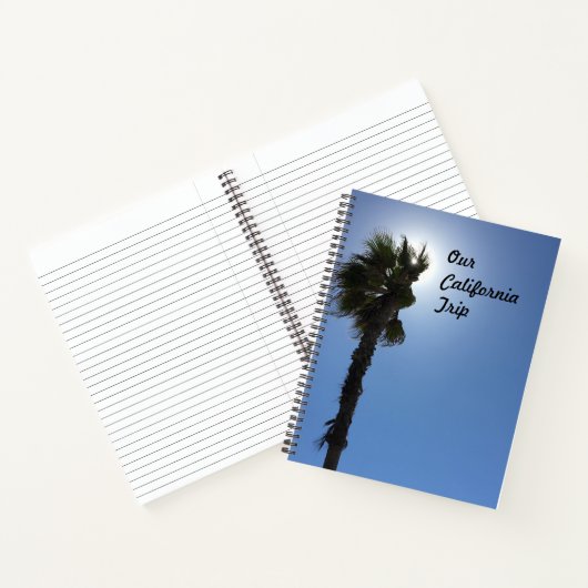 Californische palmboom notitieboek (Binnen)
