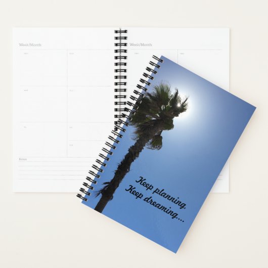 Californische palmboom planner (Display)