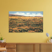 Californische pap canvas afdruk (Insitu (Woonkamer))
