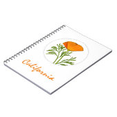 Californische pap in een Cirkel, 'Californische' t Notitieboek (Linkerzijde)