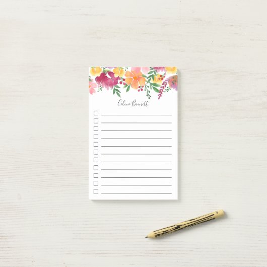 Californische pap is bedoeld om lijst te doen post-it® notes (Op bureau)