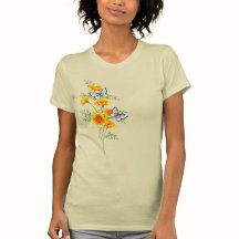 Californische pap met Butterflies Floral
