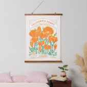 Californische pap voor paaspakking hangend wandkleed (Slaapkamer)