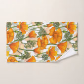 Californische papaver bad handdoek (Handdoek)