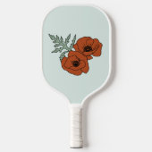 Californische papaver bloem Pickleball Paddle (Voorkant)