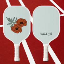 Californische papaver bloem Pickleball Paddle