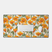 Californische papaver bureaumat (Keyboard & Muis)