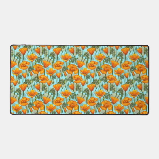 Californische papaver bureaumat (Voorkant)