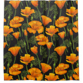 Californische papaver douchegordijn (Voorkant)