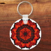 Californische papaver en monarch - Sleutelhanger (Voorkant)