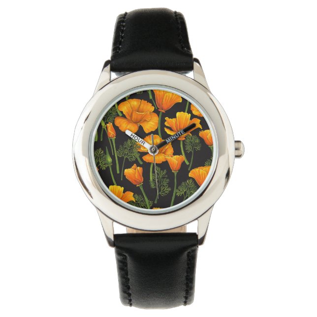 Californische papaver horloge (Voorkant)