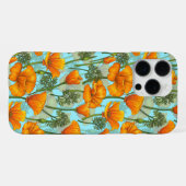 Californische papaver iPhone hoesje (Achterkant horizontaal)