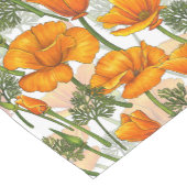 Californische papaver korte tafelloper (Hoek)