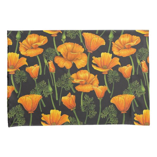 Californische papaver kussensloop (Voorkant-Rechts)