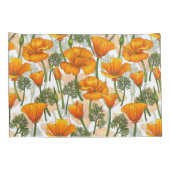 Californische papaver kussensloop (Achterkant-Rechts)