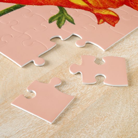 Californische papaver legpuzzel (Zijkant)