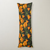 Californische papaver lichaamskussen (Achterkant (Verticaal))