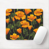 Californische papaver muismat (Met muis)