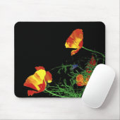 Californische papaver muismat (Met muis)