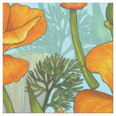 Californische papaver stof (Close Up)