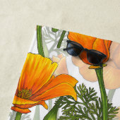 Californische papaver strandlaken (In situ)