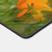 Californische papaver veld van Oranje papaver Bureaumat (Hoek)